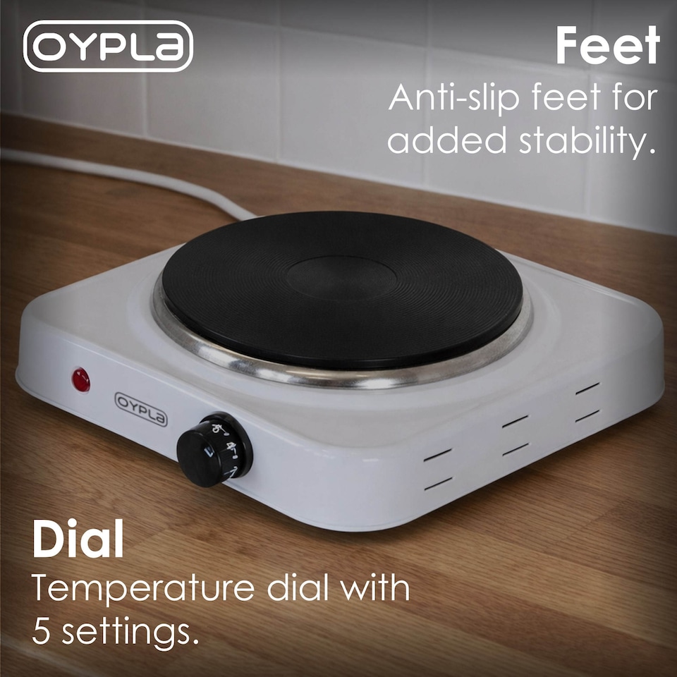 image 1 of 1.5kW Electric Portable Kitchen Hot Plate