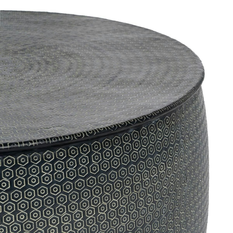 image 1 of Side table 66 x 66 x 34,5 cm Black Aluminium (3 Units) N/A