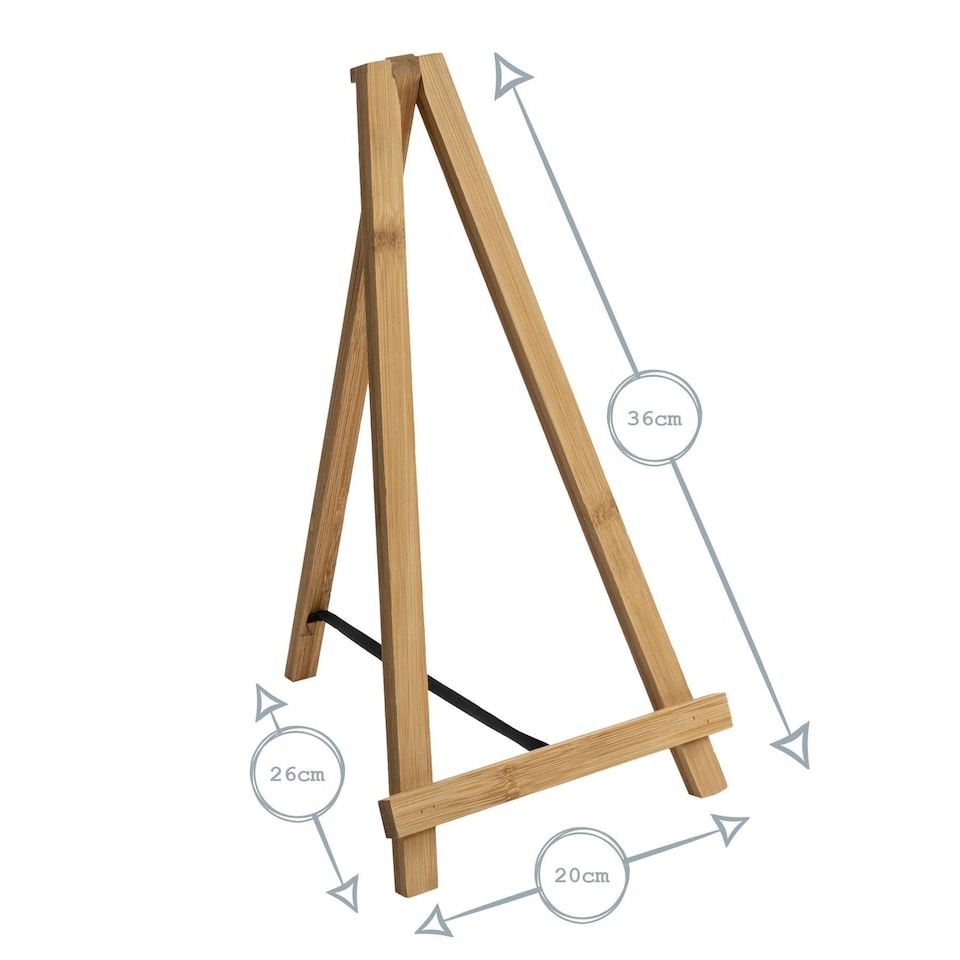 image 1 of Argon Tableware Wooden Table Easel - 20cm | Cream | Pine