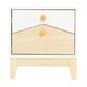 image 2 of Cody 2 Drawer Bedside - L40.5 x W50 x H46 cm - White/Pine Effect