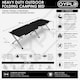 image 8 of Heavy Duty Outdoor Folding Camping Bed Portable with Carry Bag | Black