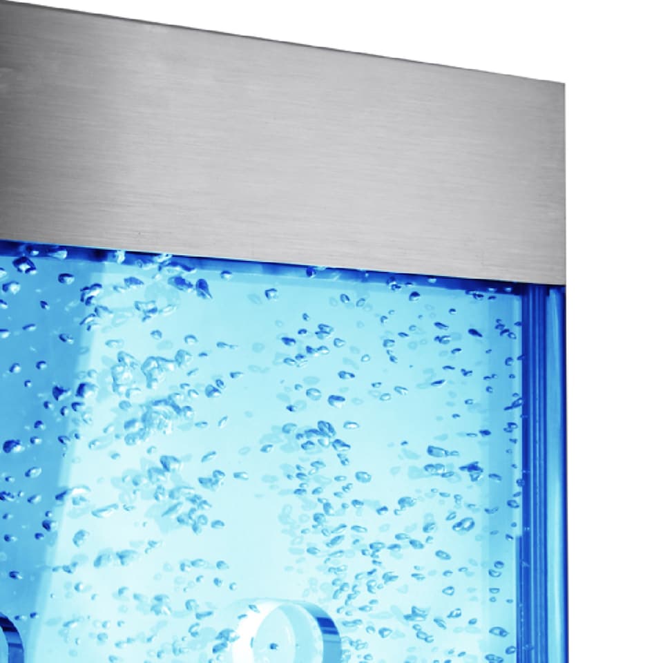 image 1 of Fluid Orion Bubble Water Wall with Colour Changing LEDs 183cm