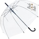 image 2 of X-Brella Womens/Ladies Bride Tribe Dome Umbrella - Clear - One Size