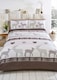 image 2 of St Andrews Cotton Bed Cover Duvet Cover Set | Brown | Natural | Double | 1