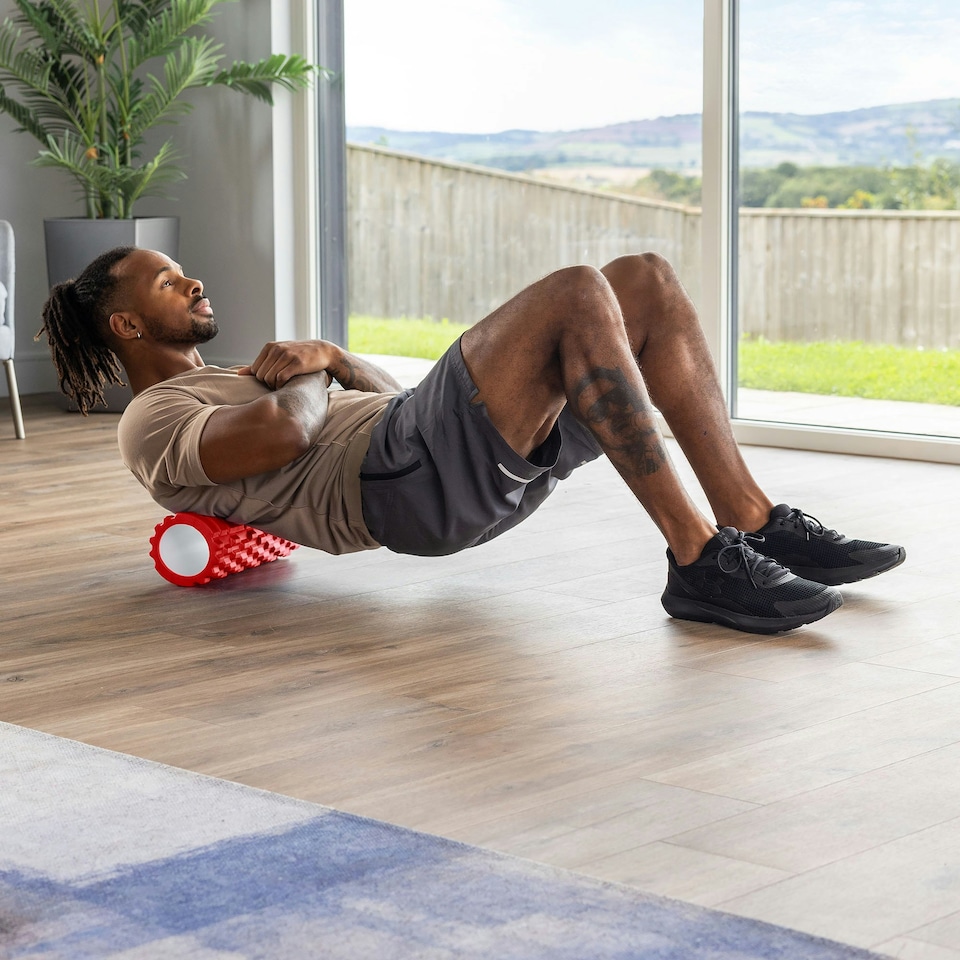 image 1 of Grid Foam Roller - Red