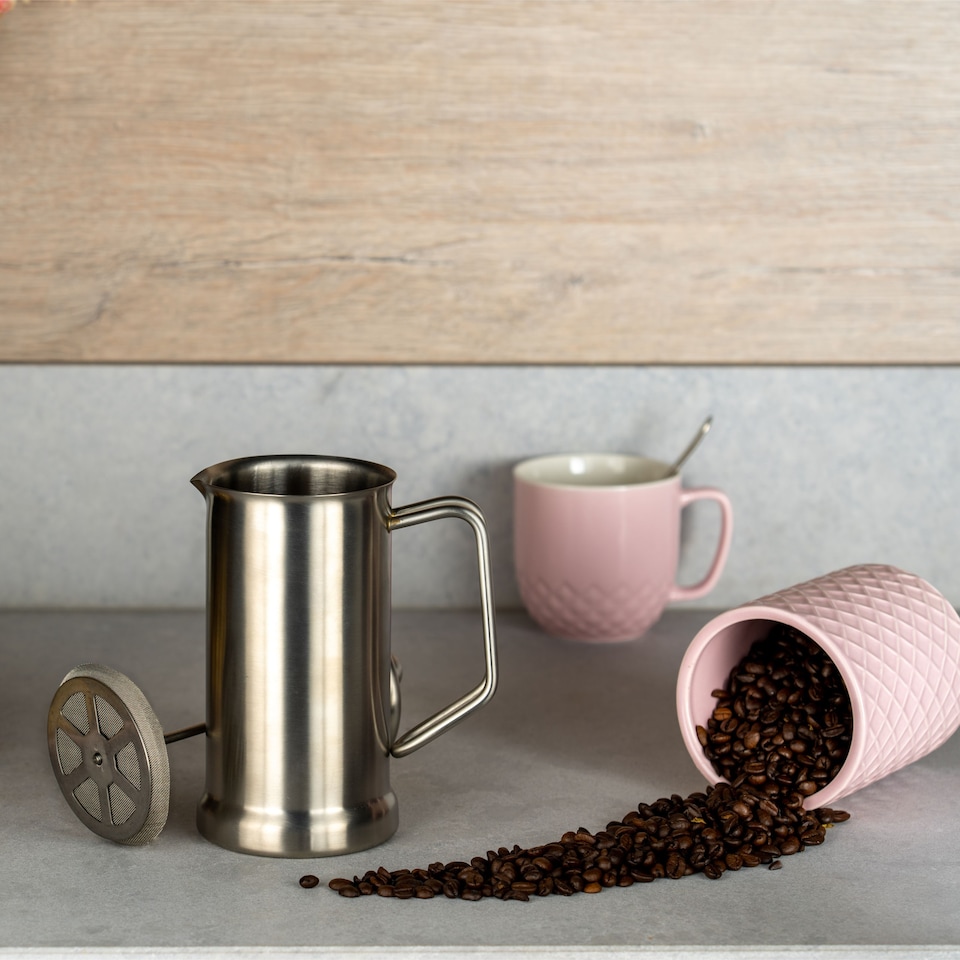 image 1 of Café Stal Originals Cafetière, 1500ml / Serves 5-6 Mugs / 12 Espresso Cups, Satin French Press Coffee Maker