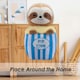 image 8 of Popcorn Sloth Soft Toy Cute Plushie Huggable Cuddly Stuffed Toy 36cm Blue