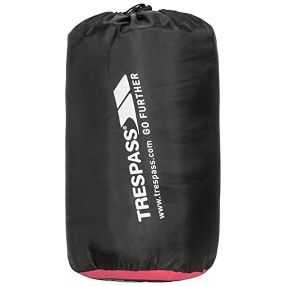 image 1 of Trespass Envelop Hollowfibre 3 Season Single Sleeping Bag For Travel Camping