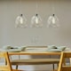 image 3 of ValueLights Novo Polished Silver Pendant Light and E27 Pear LED 4W Warm White 2700K Bulb | Chrome