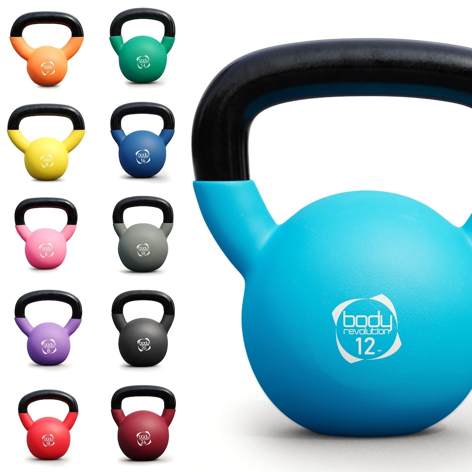 image 1 of Body Revolution Neoprene Kettlebells 10kg