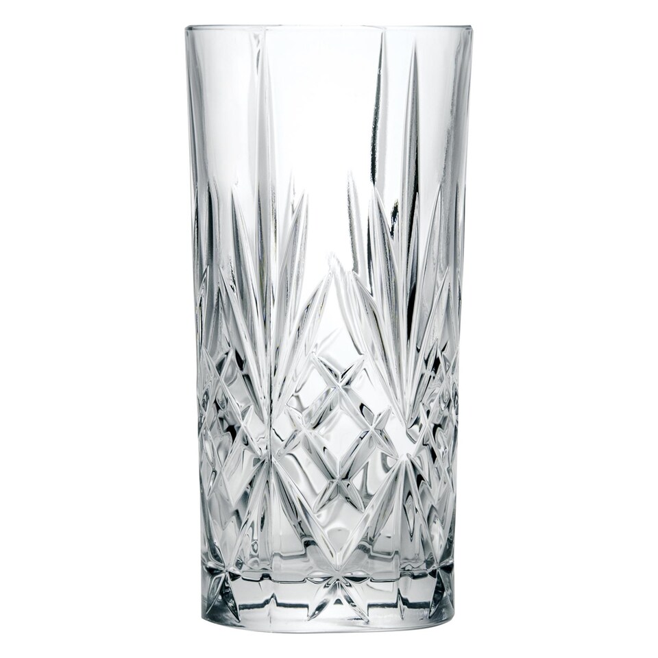 image 1 of RCR Crystal Melodia Highball Glasses - 360ml - Pack of 6 | Clear | Clear | 6