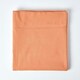 image 2 of Homescapes Burnt Orange Linen Flat Sheet, Double Orange | Double
