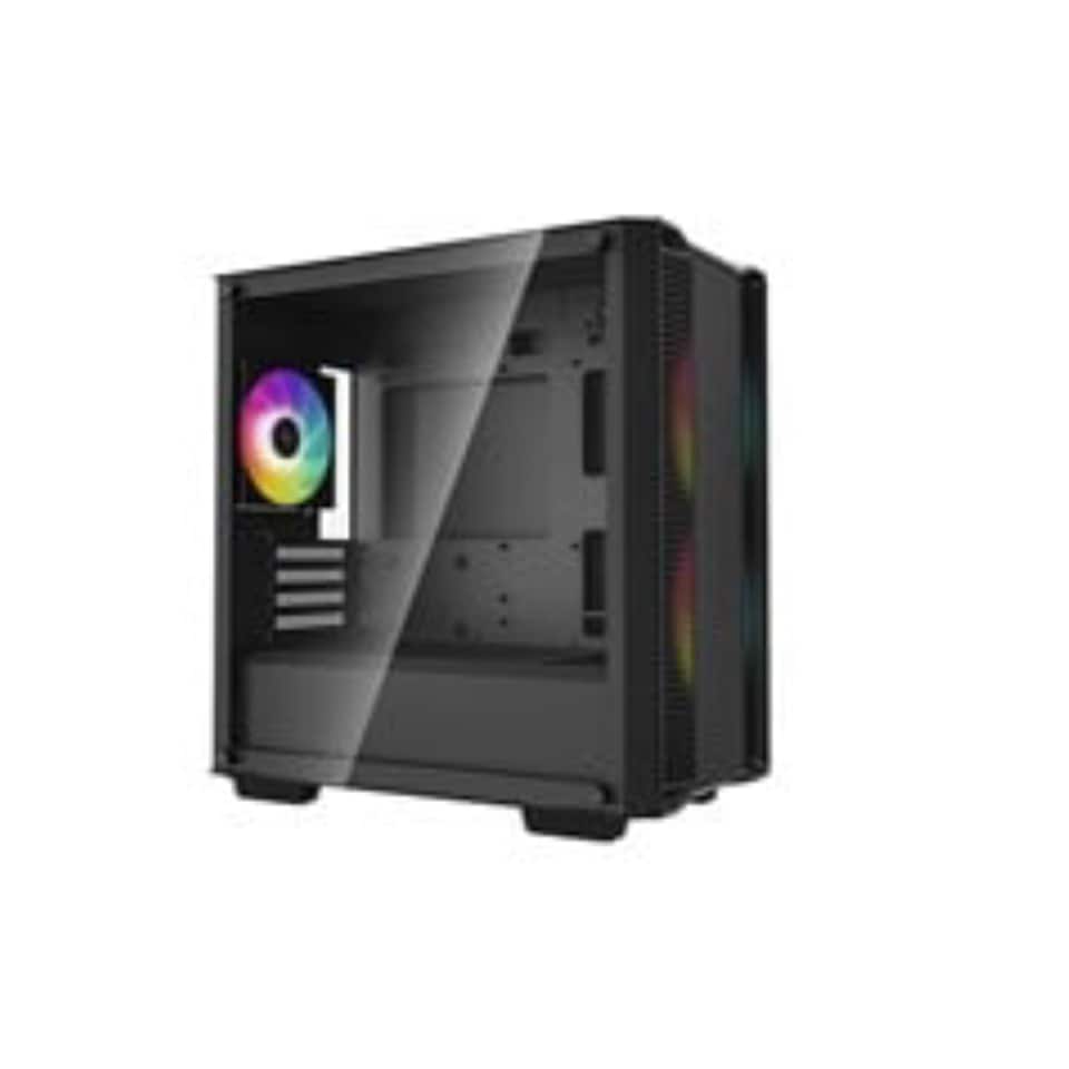 image 1 of DeepCool CC360 ARGB Micro ATX Black Case