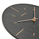 image 4 of Interval Resin Wall Clock 30cm - Black & Gold Black | Gold
