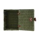image 10 of Medium Forest Green Woven Paper Rope Hamper | Green | Green