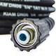 image 2 of M22 Female - M22 Female Heavy Duty 1/4" Rubber Pressure Washer Hose Black | 30m