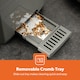 image 4 of GEEPAS 2 Slice Bread Toaster with 7 Level Browning Control, Grey