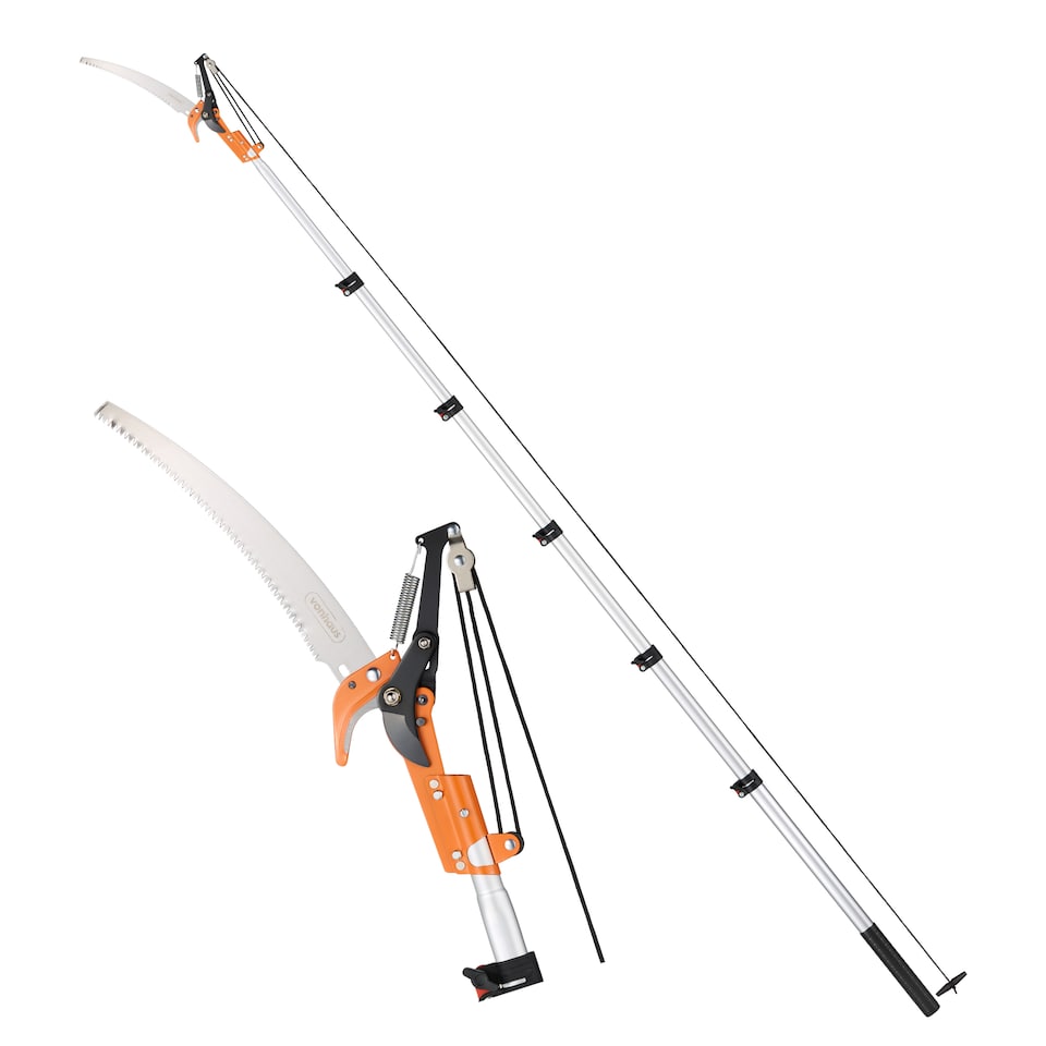 image 1 of VonHaus 5.3m Telescopic Tree Pruner & Lopper 2 in 1