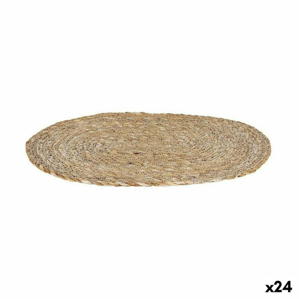 image 1 of Table Mat Privilege Brown wicker 40 x 30 x 0,5 cm (24 Units) N/A