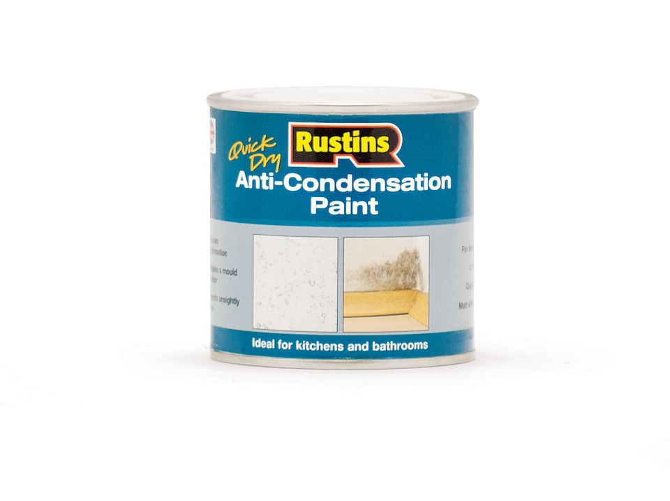image 1 of Rustins Quick Dry Anti-Condensation Paint Matt White 250ml