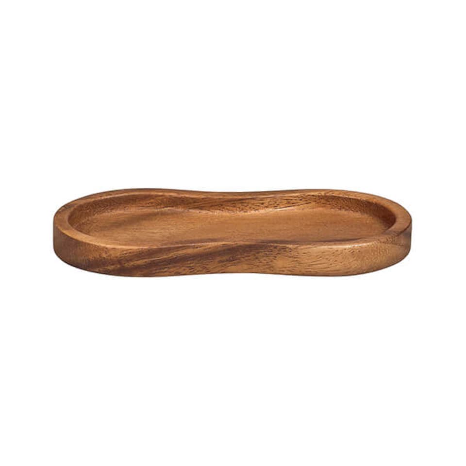 image 1 of Tala Lacquered Acacia Mill Rest for Salt & Pepper Mills