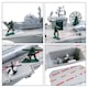 image 2 of Aircraft Carrier Military Toy Set – 20+ Accessories | Warplanes, Vehicles, Battleships & More | Gift for Kids