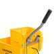 image 9 of HOMCOM 20L Compact Mop Bucket with Wringer and Handle, Mop Bucket on Wheels for Floor Cleaning, Separate Dirty and Clean Water, for Home, Flat, Yellow