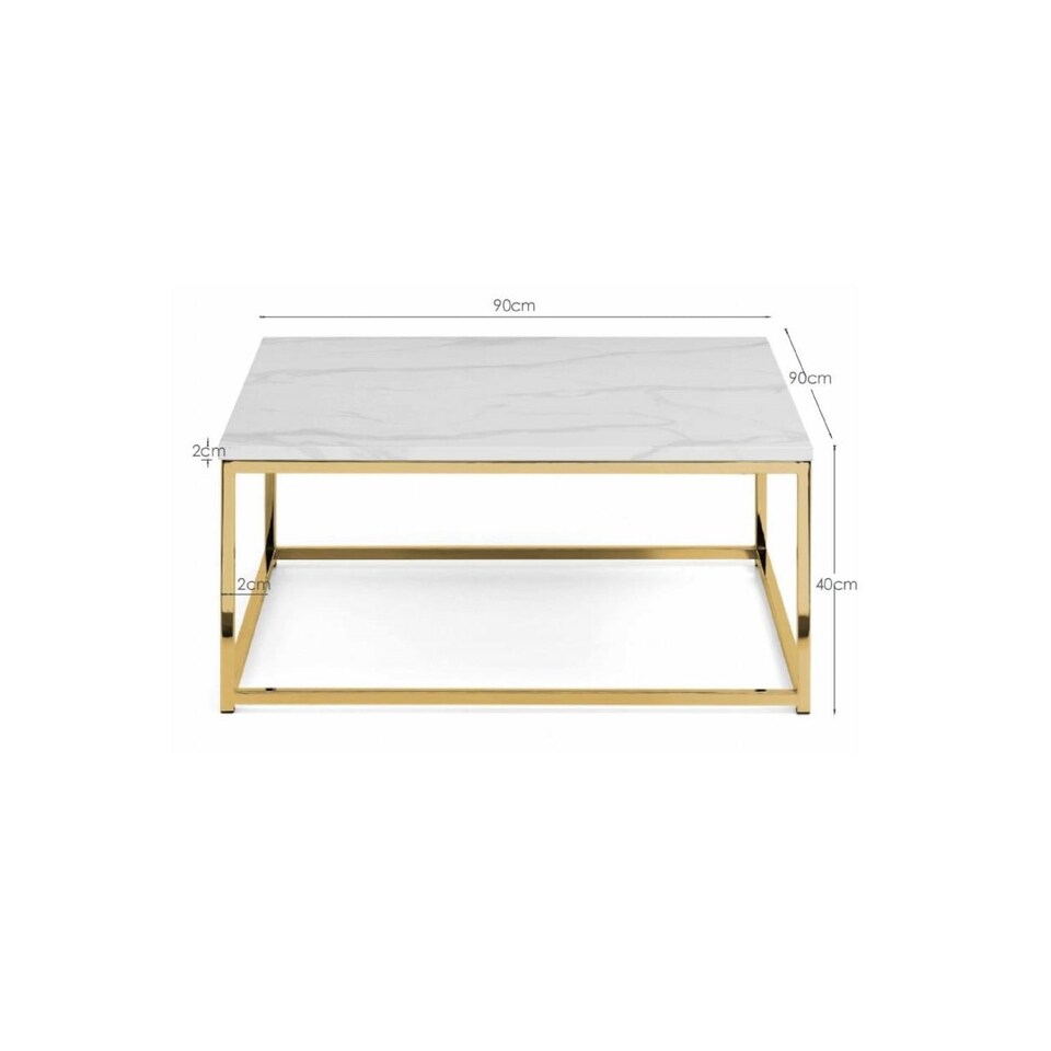 image 1 of Scala Coffee Table - Gold
