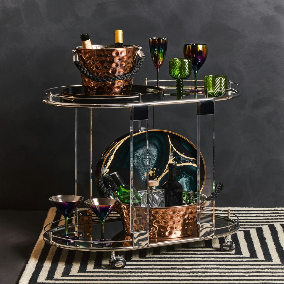 image 1 of Miressa Medium Copper Finish Party Bucket