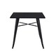 image 1 of Garden Bar Table - Metal - L80 x W50 x H76 cm - Black Black