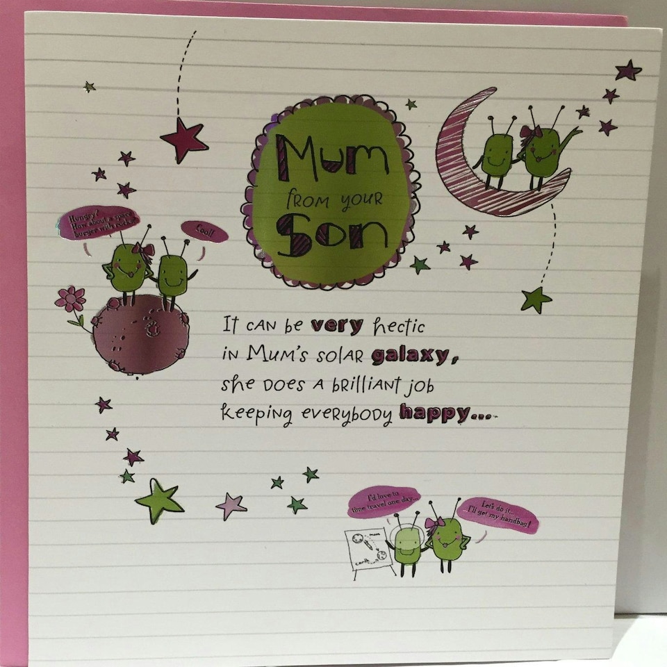 image 1 of Mum From Your Son Humour Mother's Day Card