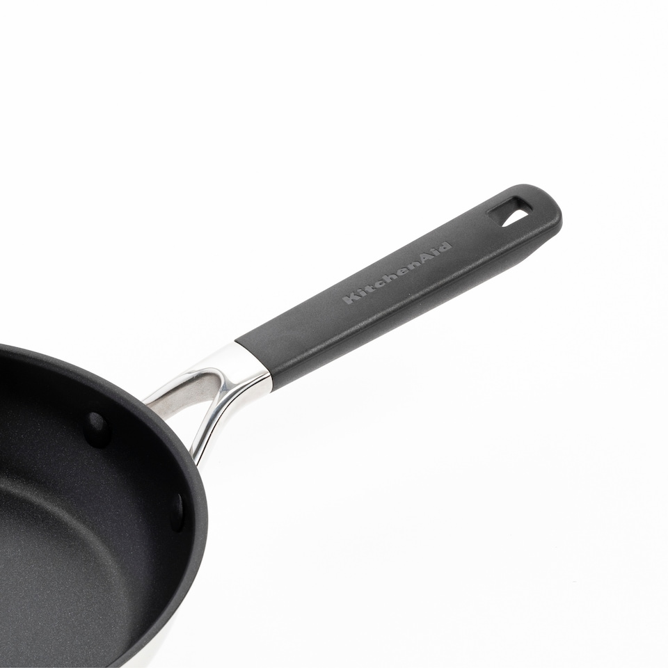 image 1 of KitchenAid Stainless Steel Frying Pan Set, 20, 24 & 28cm PFAS Free Fry Pans