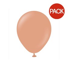 Kalisan Latex Balloons (Pack Of 100) - Peach - One Size