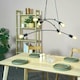 image 3 of ValueLights Sandie Matte Black Pendant Light and E27 GLS LED 4W Warm White 2700K Bulb