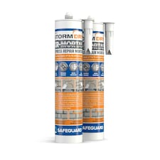 Stormdry Waterproof Express Repair Mortar - 310ml x 2 - Ready to Use Cement Mix, Grey Sand