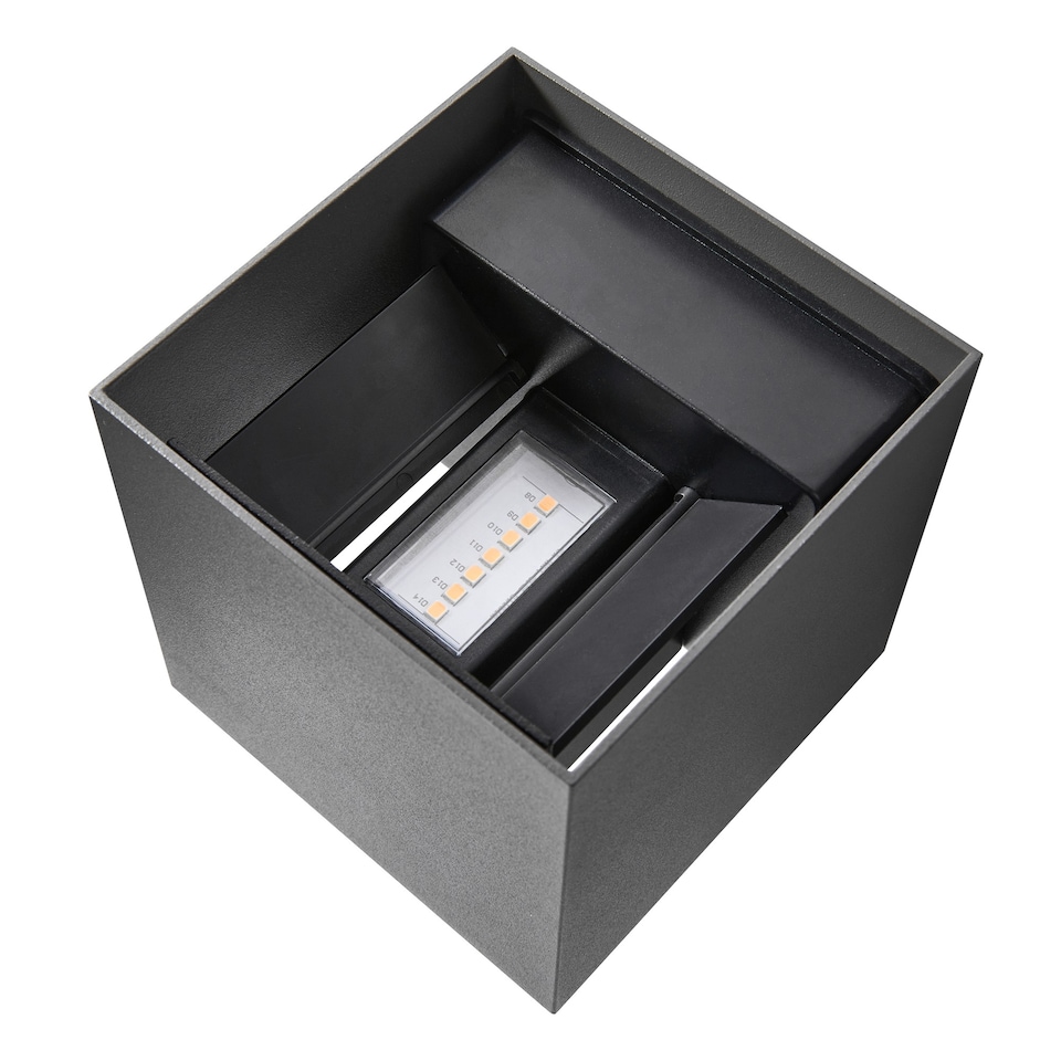 image 1 of Milda kubi | Wall light | Anthracite | Black | Anthracite