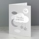 image 5 of Personalised New Baby Moon & Stars Card