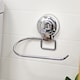 image 1 of Showerdrape Suctionloc Chrome Suction Wall Mounted Toilet Roll Holder with Mounting Disc | Silver | 1