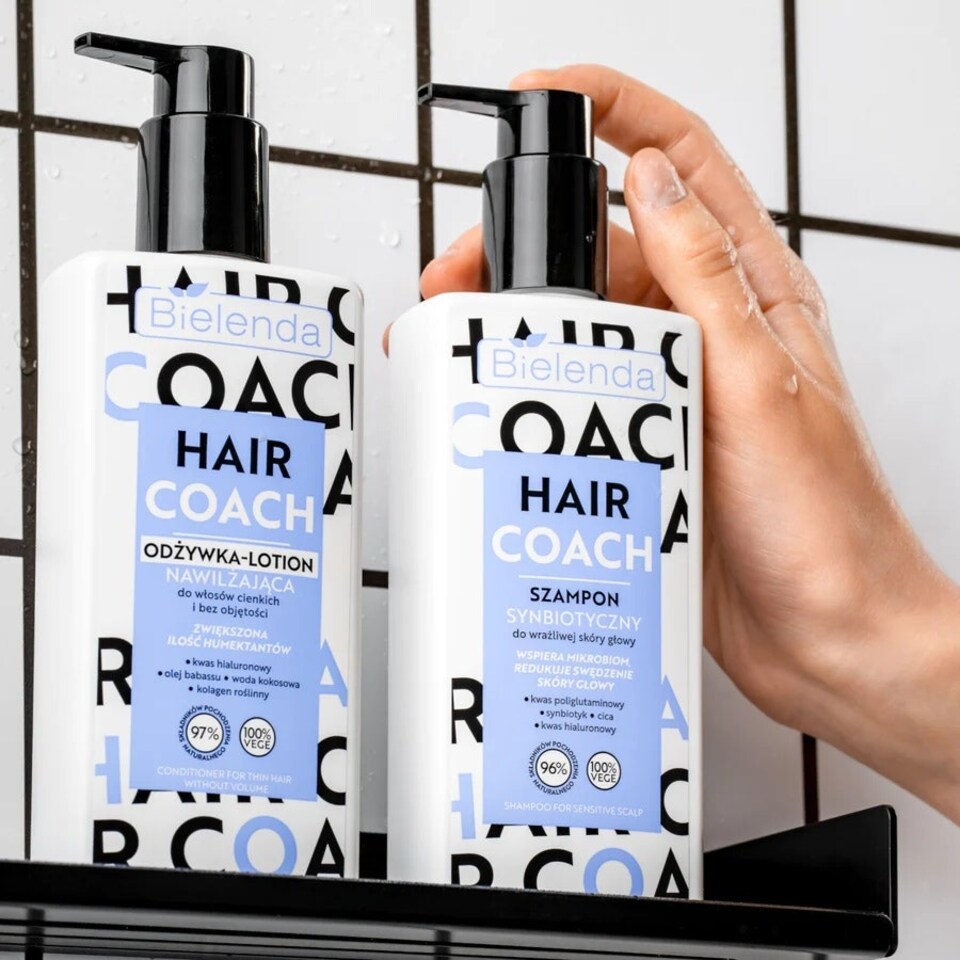 image 1 of Bielenda Hair Coach Synbiotic Shampoo For Sensitive Scalp 300ml