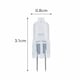 image 3 of 10x UniBulb Halogen G4 200lm 20W 2800K (Warm White) Capsule Light Bulb For Chandeliers, Lamps, & Ovens - Pack of 1