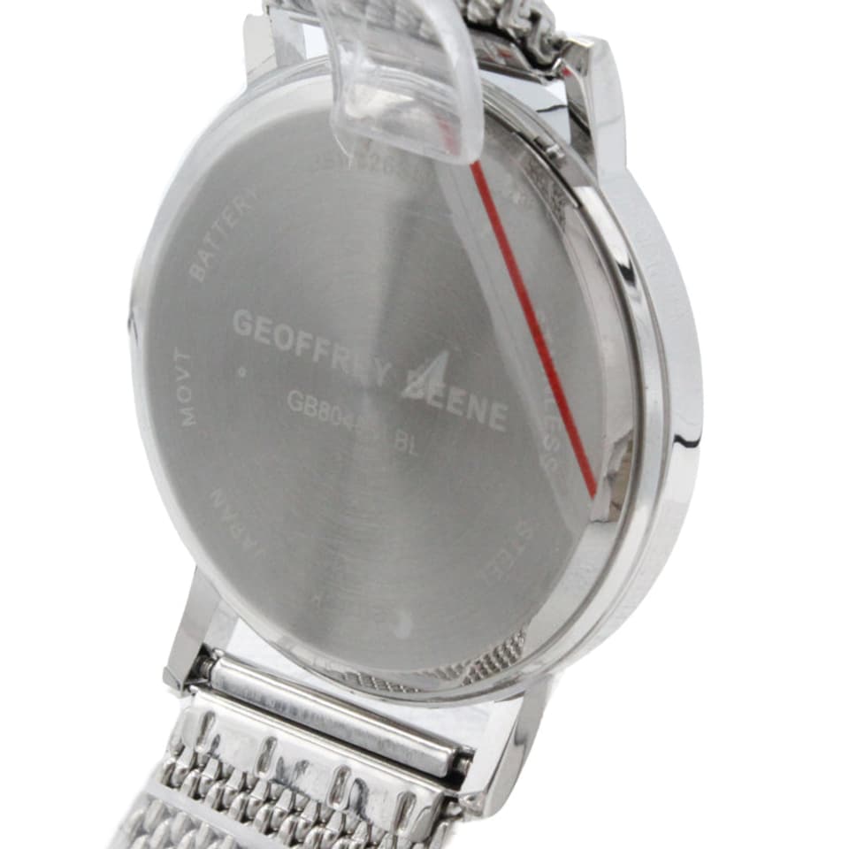 image 1 of Geoffrey Beene Silver Men's Watch GB8048SLBL | Multi | Silver | 4 cm