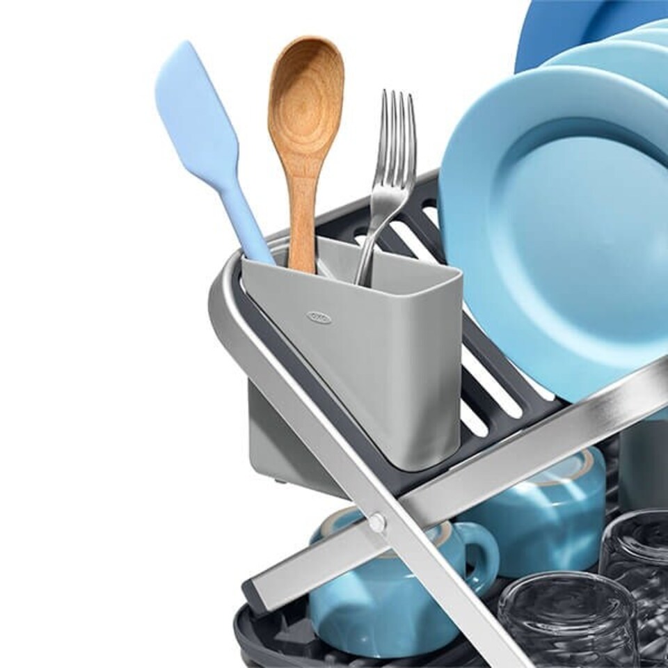 image 1 of OXO Good Grips Folding Dish Rack