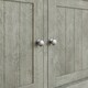 image 8 of Bowood Large Straight Sideboard 4 Door Solid Wood Limewash Green