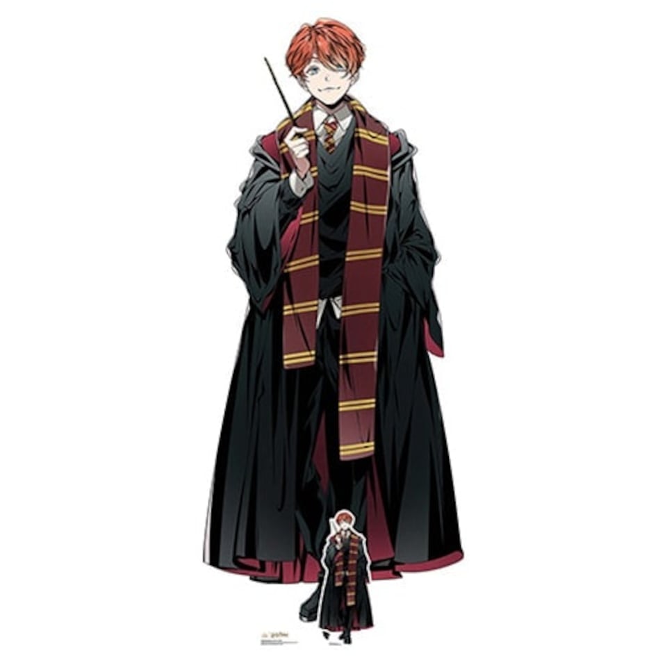 Ron Weasley Anime Style Harry Potter Lifesize Cardboard Cutout 175cm