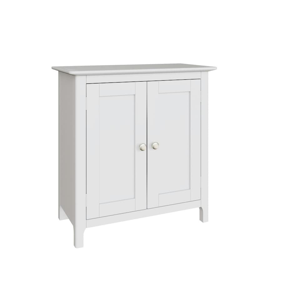 image 1 of Palma 2 Door Compact Sideboard Pure White White