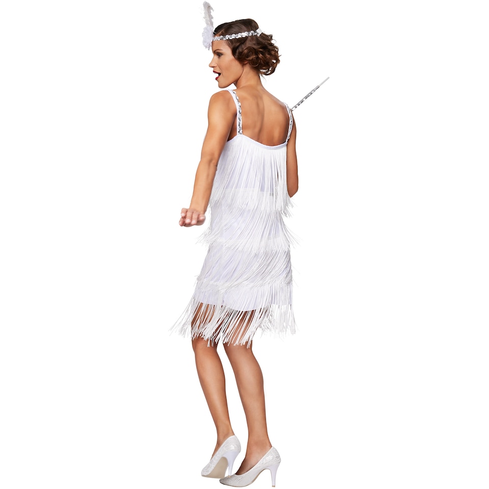 image 1 of Womens charleston diva costume | White | white | 1