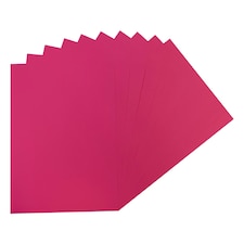Pack of 100 A4 Coloured Paper 75gsm Sheets Pink | Fucisia Pink | A4