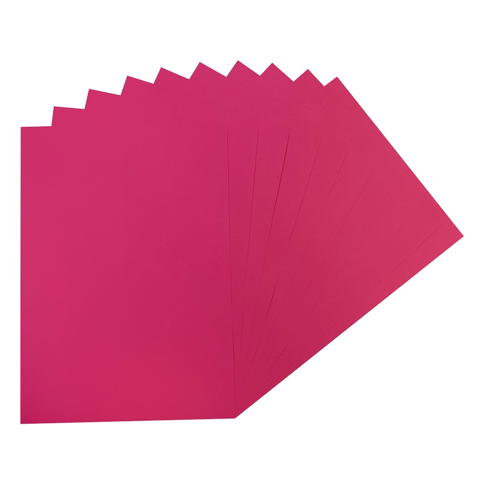 image 1 of Pack of 100 A4 Coloured Paper 75gsm Sheets Pink | Fucisia Pink | A4