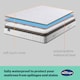 image 4 of Silentnight Waterproof Mattress Protectors, Pack of 2 | White | 2