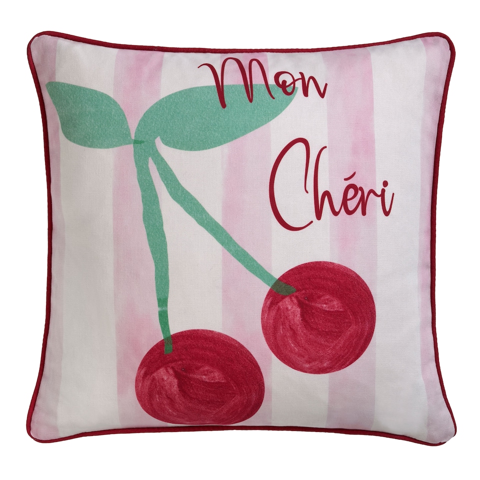 image 1 of Fusion Cherry Cushion Cover Pink